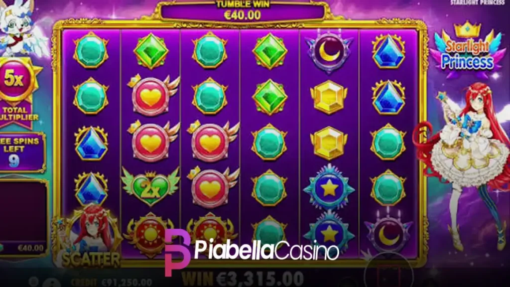 Piabellacasino Starlight Princess oyunu